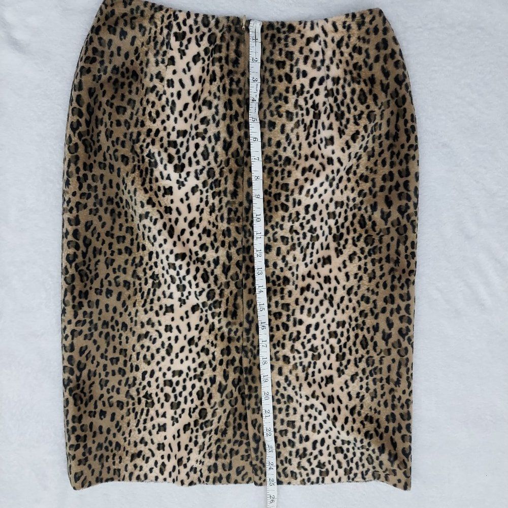 Vintage 90s Y2K Georgiou Studio Animal Print Skirt - Picture 10 of 14